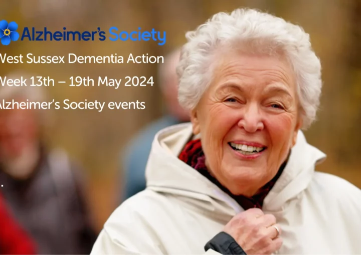 Alzheimers Society advert for West Sussex Dementia Action Week