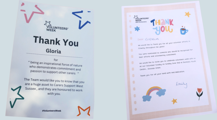 Thank you Gloria - Volunteers Week