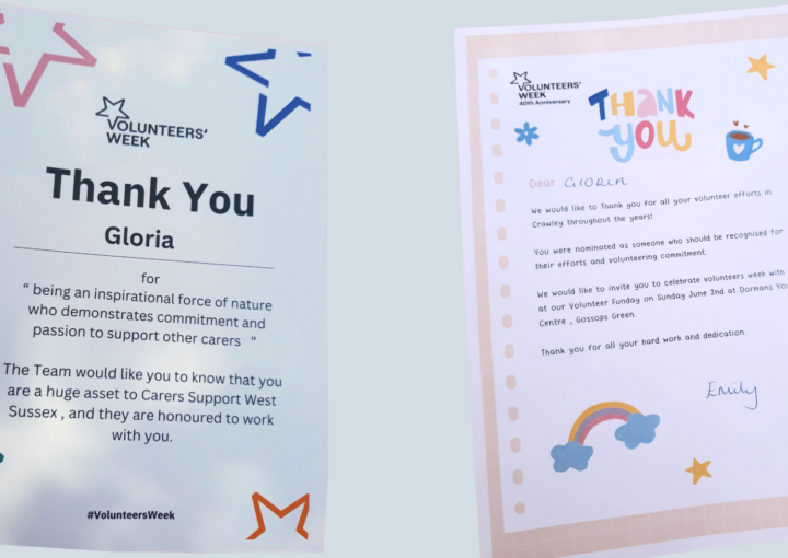 Thank you Gloria - Volunteers Week